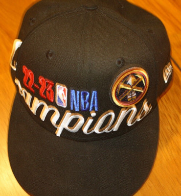 Denver Nuggets NBA 22-23 Champion's Cap, Never Worn, One Size Fits All, New