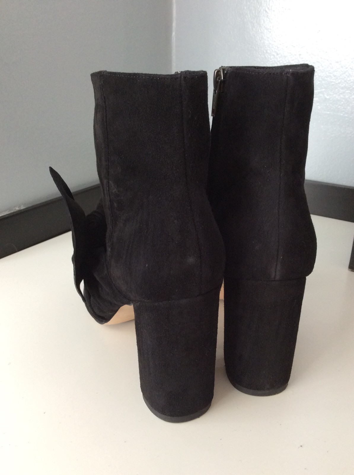 Kurt Geiger Hola Hola Hola Negro gamuza tobillo botas, tacones altos, Talla UK 5 Eu38, Impecable 556549 Kurt Geiger Hola Hola Hola Negro gamuza tobillo botas, tacones altos, Talla UK 5 Eu38, Impecable 556549