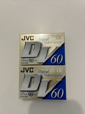 JVC Mini DV Digital Video Cassette Tape DV 60 Blank LP mode 90 mins NEW SEALED