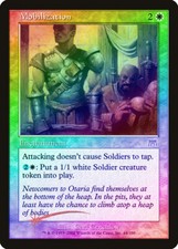 Mobilization FOIL Onslaught HEAVILY PLD White Rare MAGIC GATHERING CARD ABUGames