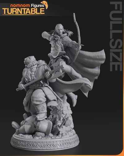 Gimli and Legolas - Lord of the Ring | Painted Preorder / Unpainted Options - Picture 4 of 16