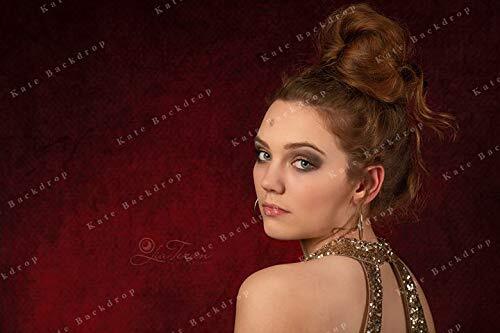 Kate Backdrop 1.5x2.2m Red Black Gradient Abstract Dark Backgrounds Collapsible - Picture 3 of 5