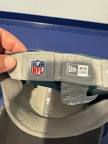 Cappello New Era 39thirty Flex Fit da uomo M/L NFL Philadelphia Eagles calcio - Foto 8 di 9