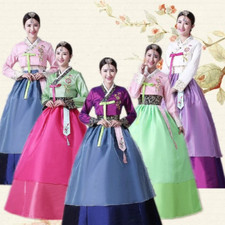 New Traditional Korean Hanbok Dress Korean Folk Stage Dance Costume Hanbok Dress