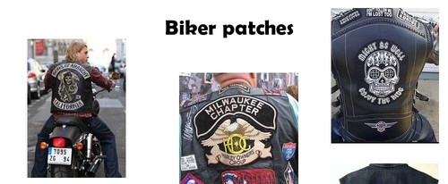 Custom Name Patches Tags Personalized Iron On Hook Backing Embroidered Biker New - Picture 160 of 172