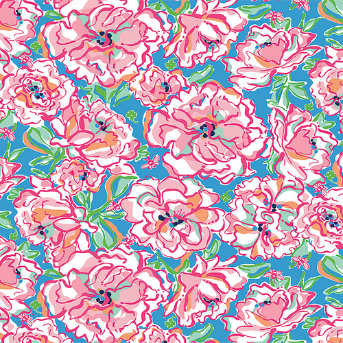 Lilly Pulitzer Inspired Premium Vinyl and Iron on Vinyl HTV Heat Tape Provided - 第 14/16 張圖片