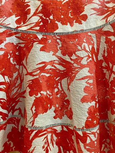 BANANA REPUBLIC Women’s Short, Flared SKIRT~Size 0~COTTON Floral PINK/Blue EUC - Picture 3 of 9