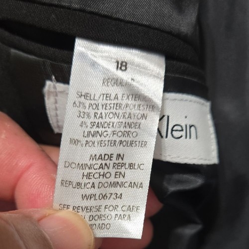 Calvin Klein Boys Black Blazer Sz 18 - Picture 7 of 11