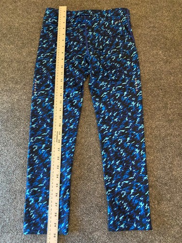 Nike Essential Tight Fit Leggings Womens XS Blue Dri-FIT Crop Length Workout Gym - Picture 9 of 16