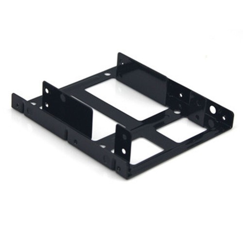 2.5 to 3.5 Disk Hard Drive Bracket DIY Metal Hard Disk Shelf Desktop Organise