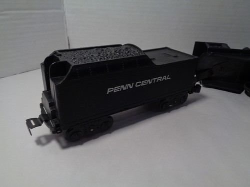 MARX 490 LOCOMOTIVE AND PENN CENTRAL TENDER. WORKING! NICE! - Picture 11 of 12