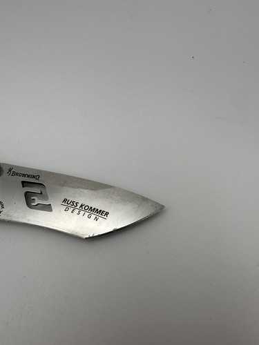 SNAP ON SEK76MNK RUSS KOMMER Design BROWNING FOLDING KNIFE Italy Laser Cut Logo - Picture 3 of 12