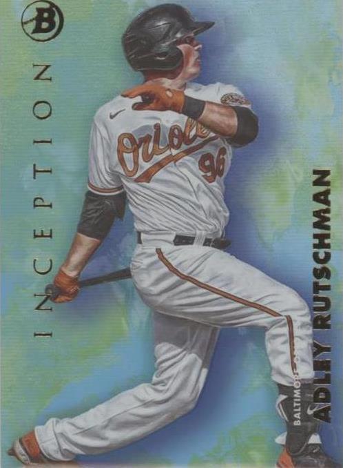 2021 Bowman Inception - Adley Rutschman #67 Aqua Foil (RC) for sale ...