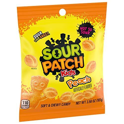 SOUR PATCH KIDS Peach Soft and Chewy Candy 3.56 Ounce Pack of 12 - Picture 11 of 12