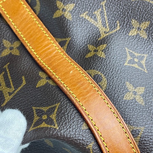 Louis Vuitton Monogram Sac Shopping Leather Fabric Brown Tote bag 2996 - Picture 16 of 23