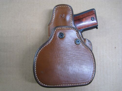 Funda ocultadora de paleta de cuero Azula OWB CCW para... Select Color & Gun - A - Imagen 4 de 5