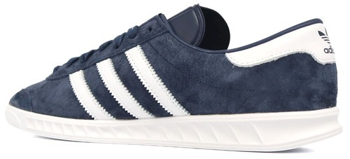 Scarpe da ginnastica Adidas Hamburg Originals da uomo taglia UK 9 - 12 S74838 blu navy - Foto 15 di 18
