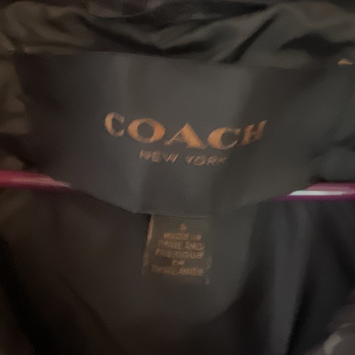 🤩Coach Leopard Print Faux Fur & Duck Down Puffer Vest- Size Small - Picture 2 of 5