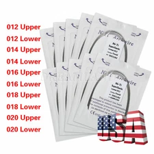 10pcs Dental Orthodontic Super Elastic Niti Arch Wire Round Ovoid Form All model