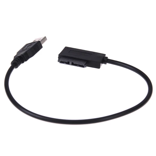 Usb to 7+6 13pin slim sata/ide cd dvd rom optical drive cable adapt&ZY