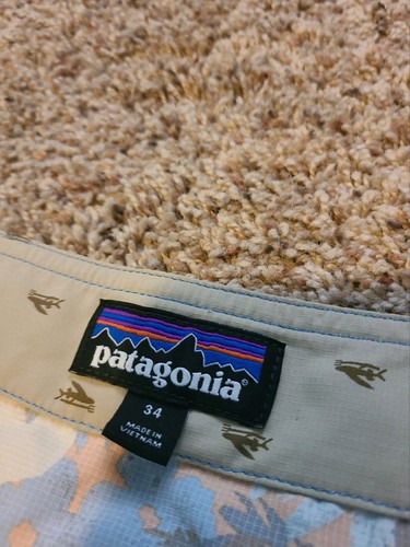 PATAGONIA MEN'S STRETCH PLANING BOARD SHORTS SZ 34 - 第 2/3 張圖片