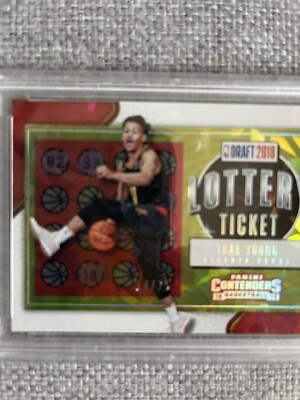 その他 TRAE YOUNG ROOKIE TICKET AUTO HOLO PSA 9 Trae Young 2018 Contenders Optic #124 Rookie Ticket Auto