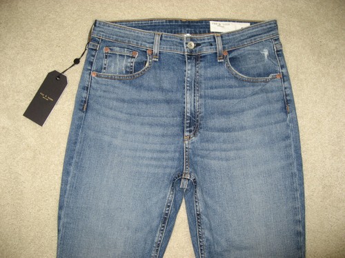 Nuevo con etiquetas Nina Pantalones de mezclilla ajustados al tobillo de trapo y hueso para mujer talla 31 West Marin Wash - Imagen 5 de 12