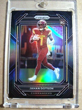 2022 Jahan Dotson Panini Chronicles Prizm Black Rookie Silver Prizm RC 🔥🔥🔥