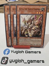 Yu-Gi-Oh Aussa The Earth Charmer X3 TLM Unlimited Common Light Played 