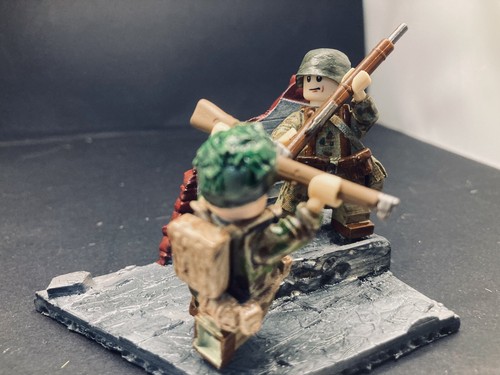 WW2 German British infantry stand handmade pro paint NOT official LEGO® Product - Zdjęcie 2 z 10