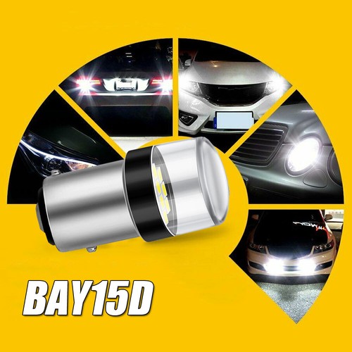 2Pcs Car Led P21W 1156 BA15S 1157 BAY15D P21/5W Turn Signal Lights Reverse Light - Picture 10 of 10