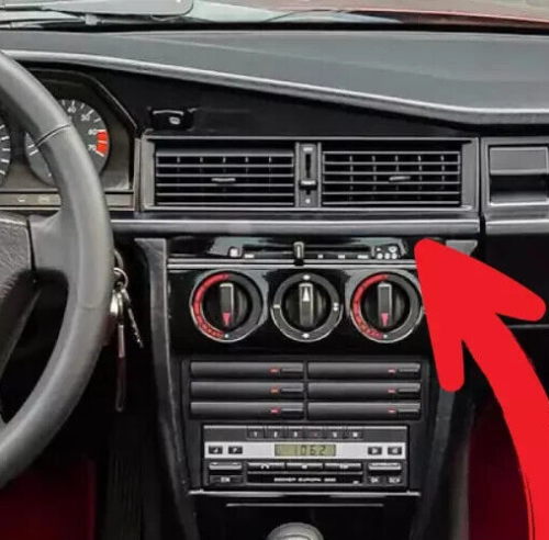 NEU Luftdusche Mitte Lüftungsgitter für Mercedes W201 190E 190D BAUJAHR 82-93 - Picture 5 of 5