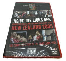 NEW ZEALAND 2005 INSIDE THE LIONS DEN DVD New and Sealed