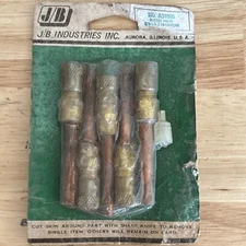 JB Industries 1/4" I.D. Valve Extension Access Tubes w/ Caps 5 Pk A31005 NOS