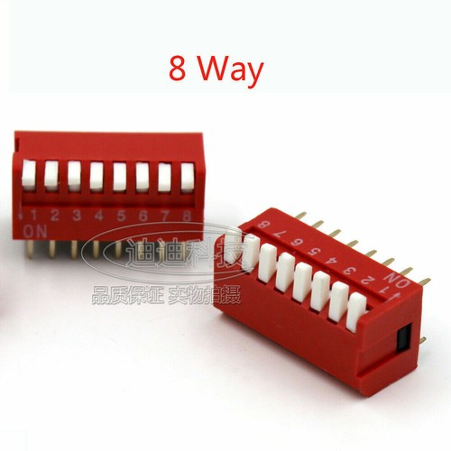 5 pz 2/3/4/5/6/8/10/12 vie chiave pianoforte posizione interruttore DIL/DIP 2,54 mm interruttore PCB - Foto 4 di 23