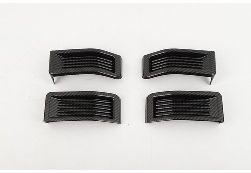 Para Ford F-150 2021+ Fibra de Carbono Parrilla Delantera Inserto Tapicería Accesorios - Imagen 6 de 10