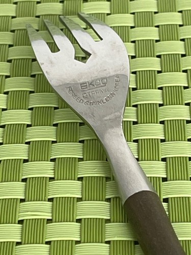 Ekco CANOE MUFFIN Stainless Synthetic Wood Handle MCM Flatware SMART CHOICE B3G - Picture 42 of 55