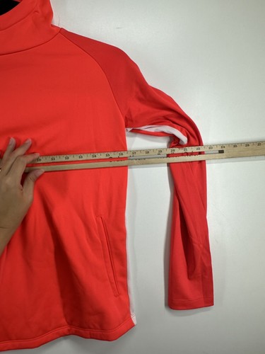 Nike Youth Dri-FIT Academy 19 Hoodie AJ9275-671 Red Neon Sz M Pullover Running - Picture 5 of 11