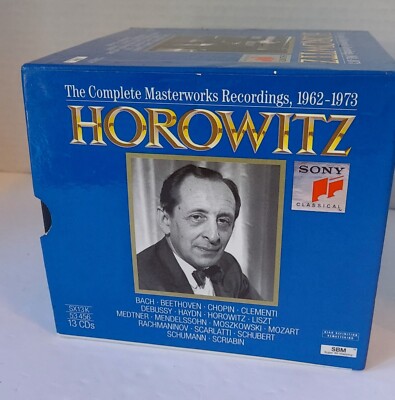 VLADIMIR HOROWITZ THE COMPLETE RECORDINGS 13 CD COLLECTION BOXED