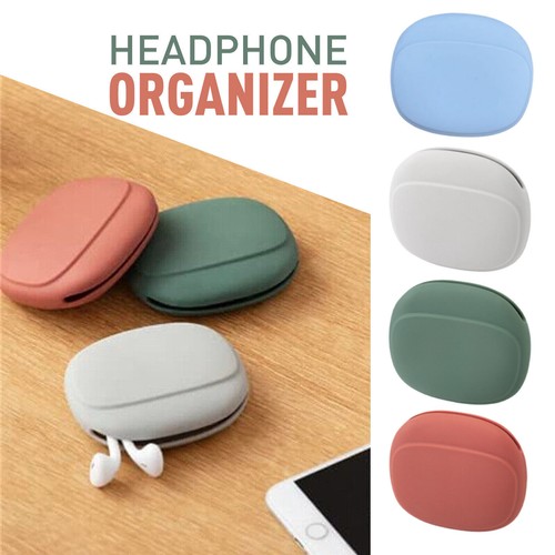 Portable Bag Charging Cable, Silicone Data Cable Storage Box,Headphone OrganizGT - Picture 3 of 15