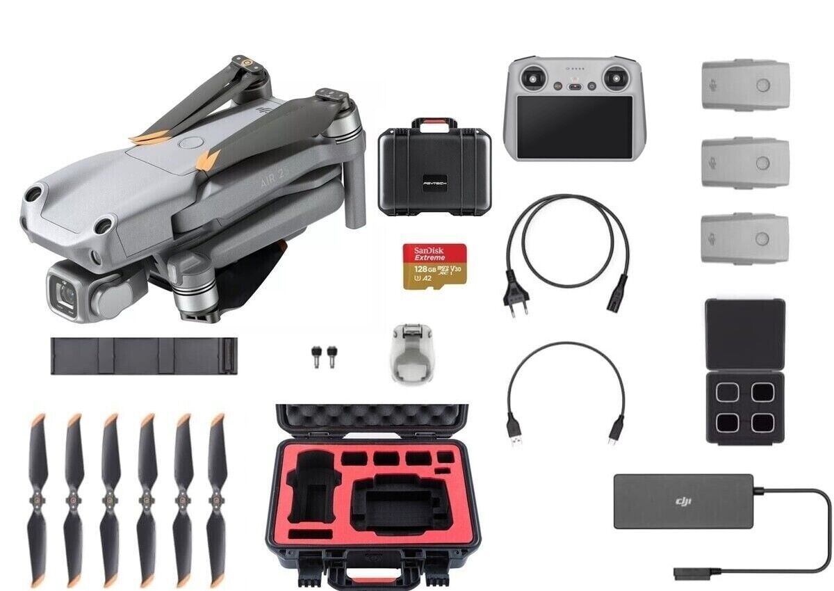 DJI Air 2S Fly More Pro Vlogger Combo with DJI RC -Certified DJI Air 2S Fly More Pro Vlogger Combo with DJI RC -Certified