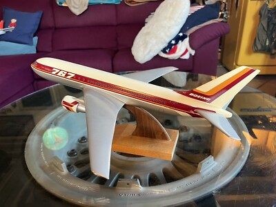 Vintage PACMIN 1/100 BOEING 767 Model Factory Rollout by BOEING