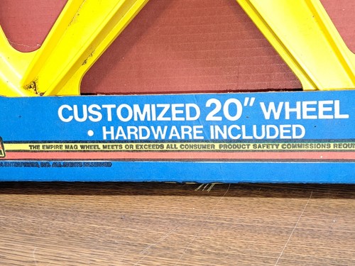 LOT (2) NOS BMX Mag "FRONT" Bicycle Wheels "DISPLAY ONLY" by Empire of Carolina - Picture 17 of 22