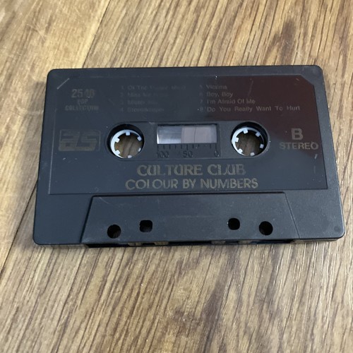 Culture Club colour by numbers 1983 chrome cassette tape album Virgin tested VGC - Picture 4 of 7