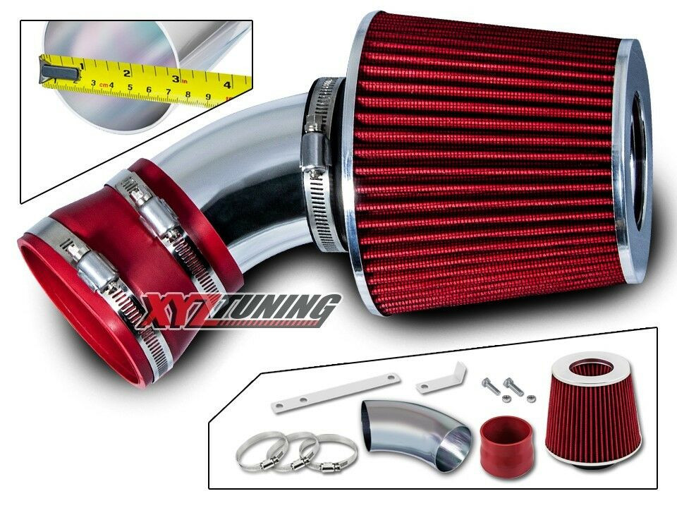 RED Short Ram Air Intake Induction Kit + Filter For 00-06 BMW E53 X5 All Models