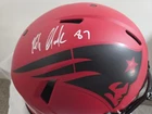 Rob Gronkowski Signed New England Patriots Speed Authentic Rave NFL Helmet