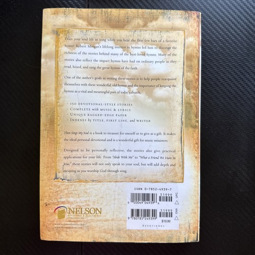 "Then Sings My Soul" Book - 150 Great Hymn Stories In Very Good Condition