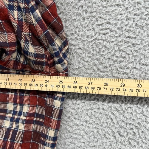 Pendleton Wool Shirt Mens XXL Red Plaid Button Up Flannel Long Sleeve Virgin - Picture 5 of 12