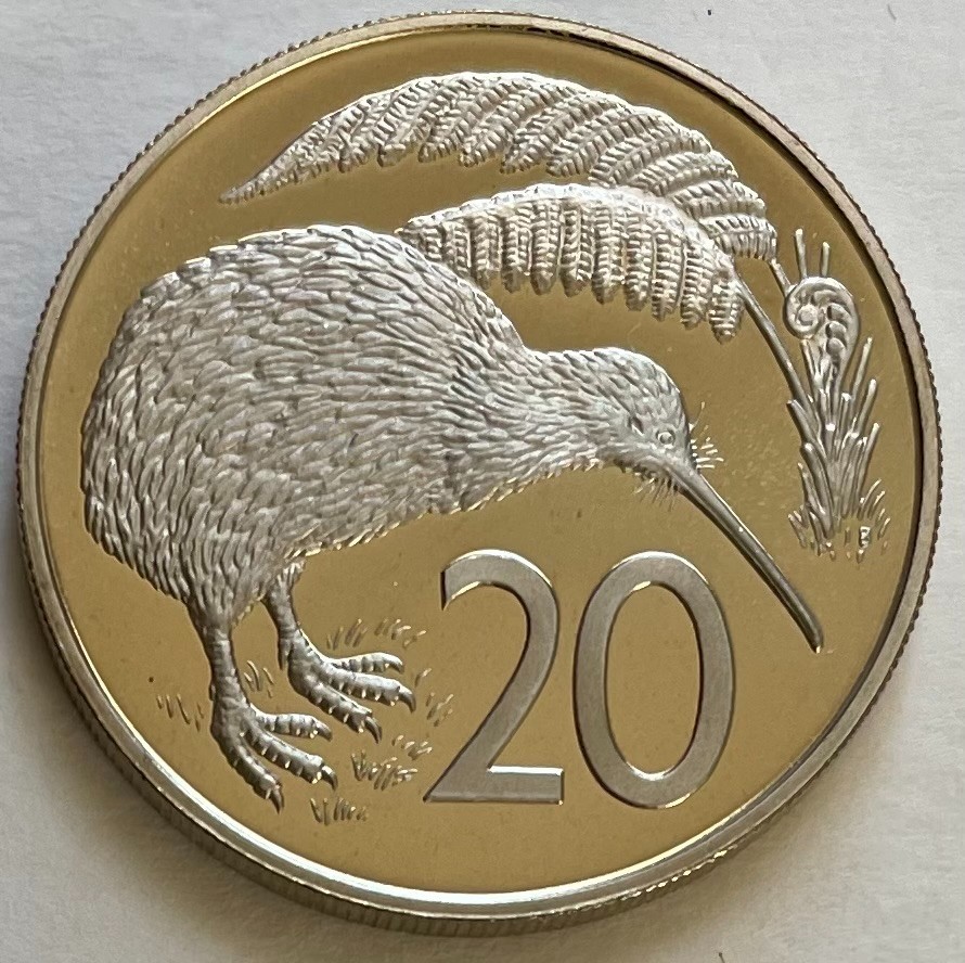New Zealand 20 cents 1981 - Kiwi Bird - Proof | eBay