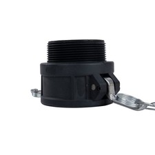 2 pcs Poly cam lock fittings 3" Part B Cam & Groove Hose Fitting Male Aadapte...